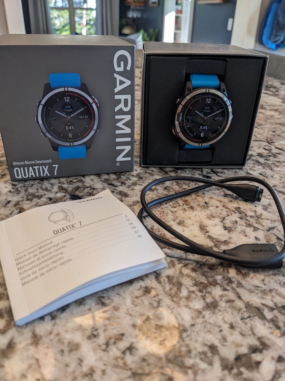 Garmin QUATIX 7 Marine Smartwatch - Blue